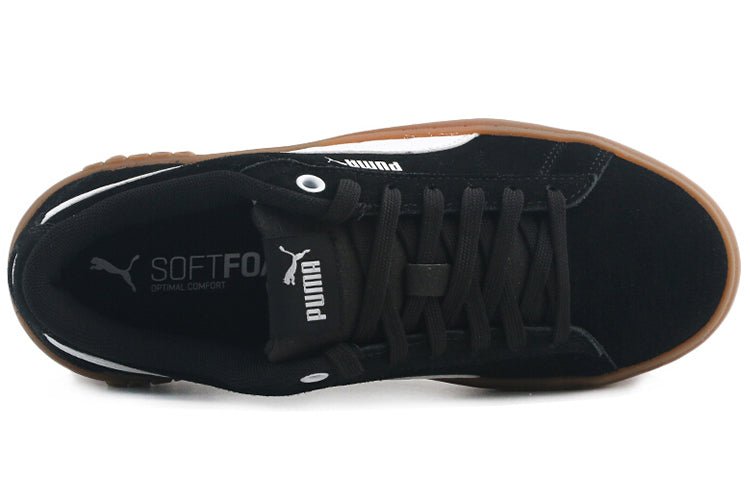 (WMNS) PUMA Smash Platform v2 Suede 'Black Gum' 373037-01 - Image 2