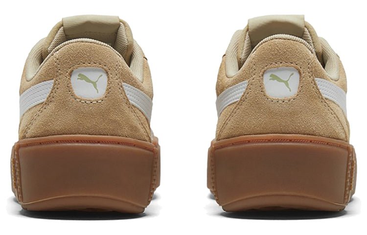 (WMNS) PUMA Smash Platform V2 Suede 'Pale Khaki' 373037-03 - Image 5