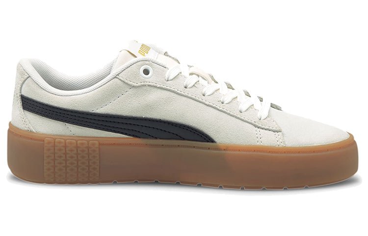 (WMNS) PUMA Smash Platform V2 SD 'White Black Gum' 373037-07 - Image 2