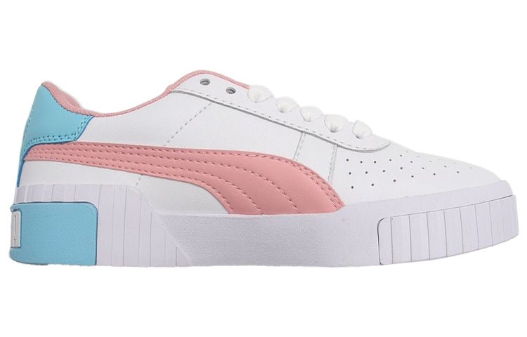 (GS) PUMA Cali Skate shoes 'White Pink' 373038-02 - Image 2