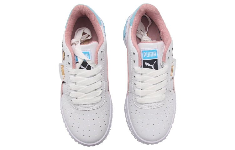 (GS) PUMA Cali Skate shoes 'White Pink' 373038-02 - Image 4