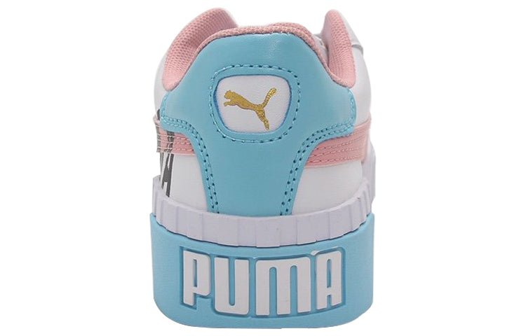 (GS) PUMA Cali Skate shoes 'White Pink' 373038-02 - Image 5