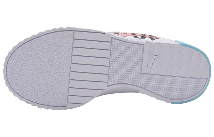 (GS) PUMA Cali Skate shoes 'White Pink' 373038-02 - Image 6