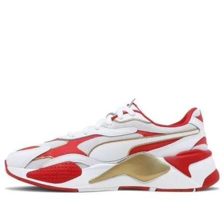 (WMNS) PUMA RS-X3 Varsity 'White High Risk Red' 373490-01