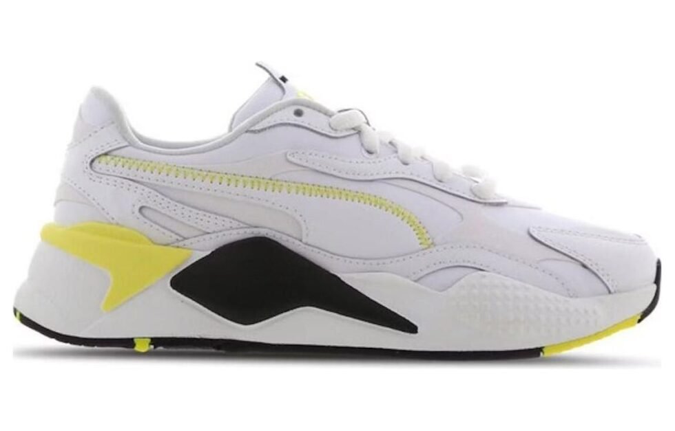 (WMNS) PUMA RS-X3 'White Yellow Black' 373702-01 - Image 2