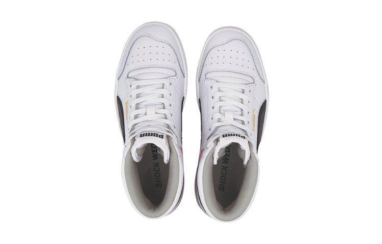 (GS) PUMA Ralph Sampson Mid Sport Sneakers White 373810-01 - Image 3