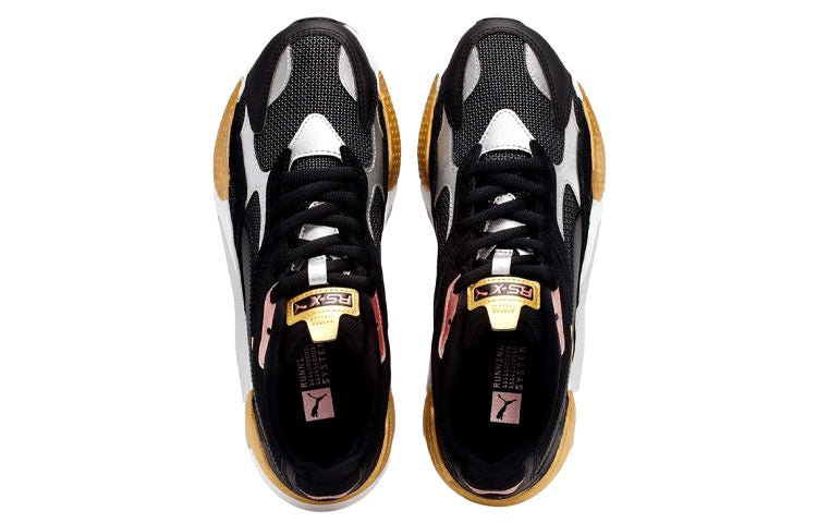 PUMA RS-X3 Metallic 'Black Gold' 373829-01 - Image 4