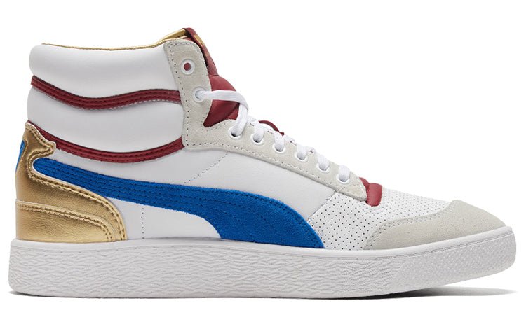 PUMA Ralph Sampson Mid 'Royal - White Red Dahlia' 374150-01 - Image 2