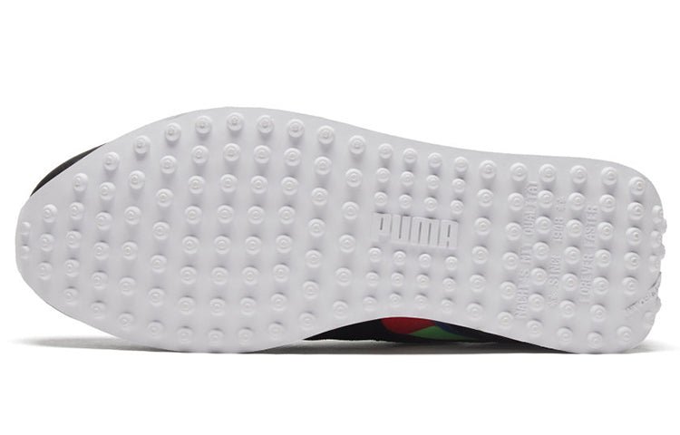 PUMA FUTURE RIDER KING TRAINERS 'Black Green Red' 374459-01 - Image 6
