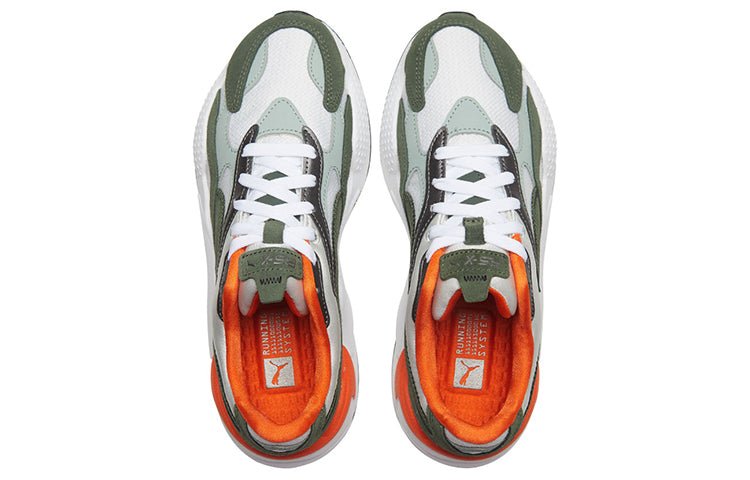 (WMNS) PUMA Rs-X3 Mixed Metallicwn'S 'White Green Orange' 374668-01 - Image 4