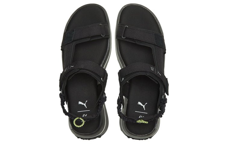 (WMNS) PUMA Liu Wen x Future Rider Sandals 'Fluorescent Braid - Black' 374726-02 - Image 3