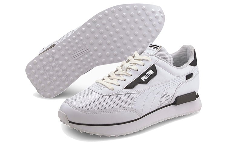 PUMA Future Rider Contrast 'White Black' 374763-01 - Image 3