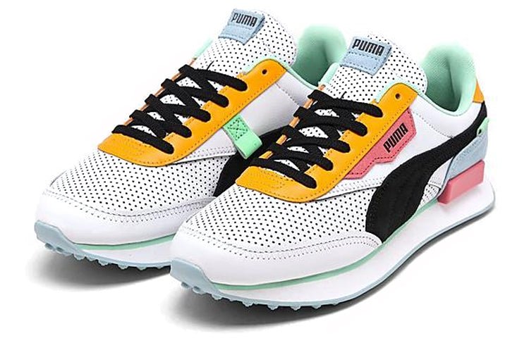 PUMA Future Rider 'Play On - White Pink' 375422-01 - Image 2