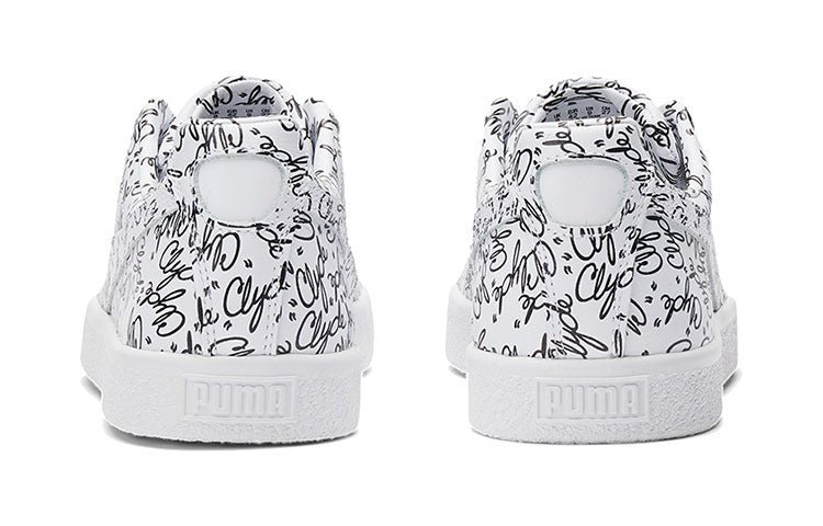 PUMA Clyde 'All Over Script Print' 375889-01 - Image 5