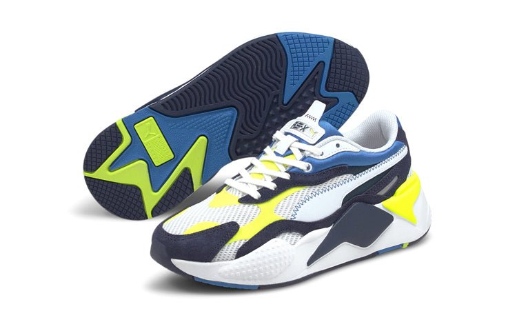(GS) PUMA RS-X3 Twill 'White Peacoat' 375987-01 - Image 3
