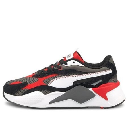 (GS) PUMA RS-X3 Twill 'Castlerock Poppy Red' 375987-02