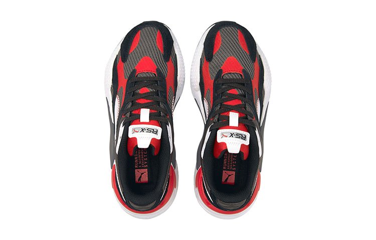 (GS) PUMA RS-X3 Twill 'Castlerock Poppy Red' 375987-02 - Image 3