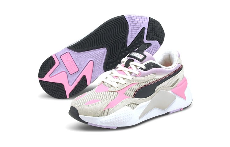 (GS) PUMA RS-X3 Twill 'Grey Violet Pink' 375987-03 - Image 3