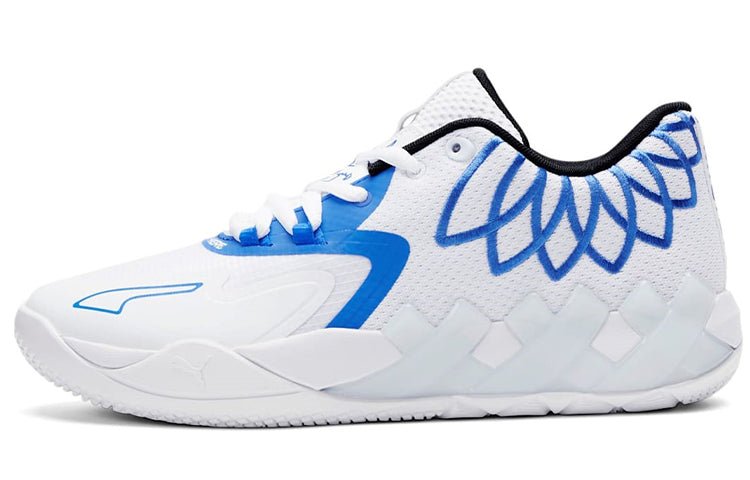 PUMA MB.01 Low LaMelo Ball 'Team Colors - White Bluemazing' 376941-11 - Image 2