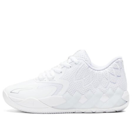 (GS) PUMA MB.01 Low LaMelo Ball 'Team Colors - Triple White' 377368-04