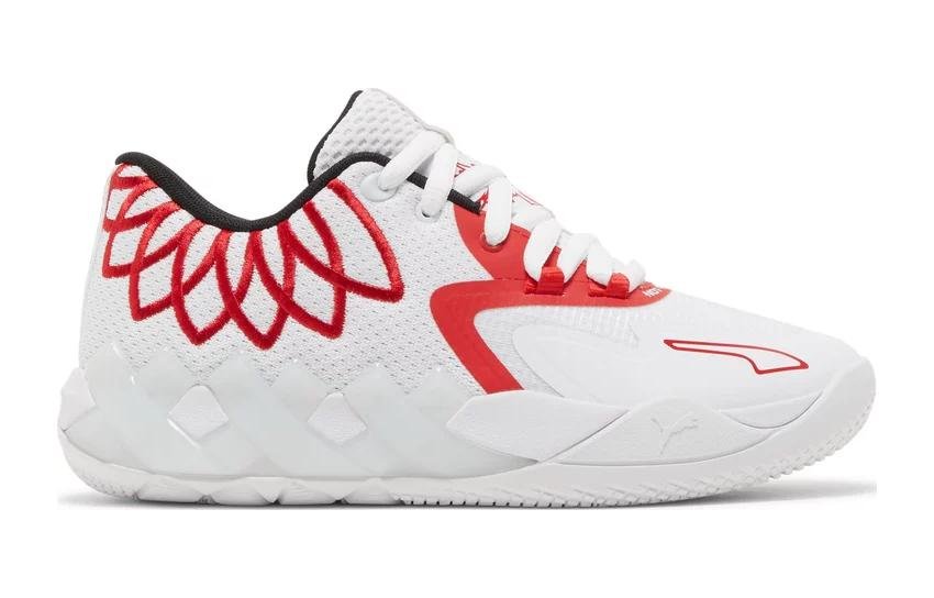 (GS) PUMA MB.01 Lo 'Team Colors White High Risk Red' 377368-10 - Image 2