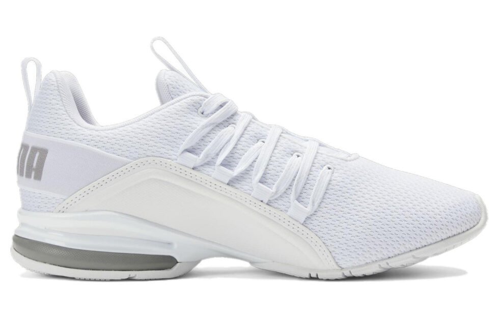 PUMA Axelion Refresh Sneakers 'White Silver' 377911-06 - Image 2