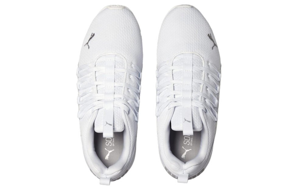 PUMA Axelion Refresh Sneakers 'White Silver' 377911-06 - Image 4