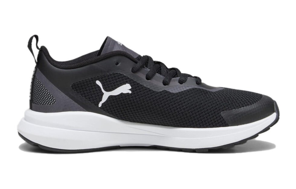 (GS) PUMA Kruz Nitro 'Black Silver' 378878-02 - Image 2