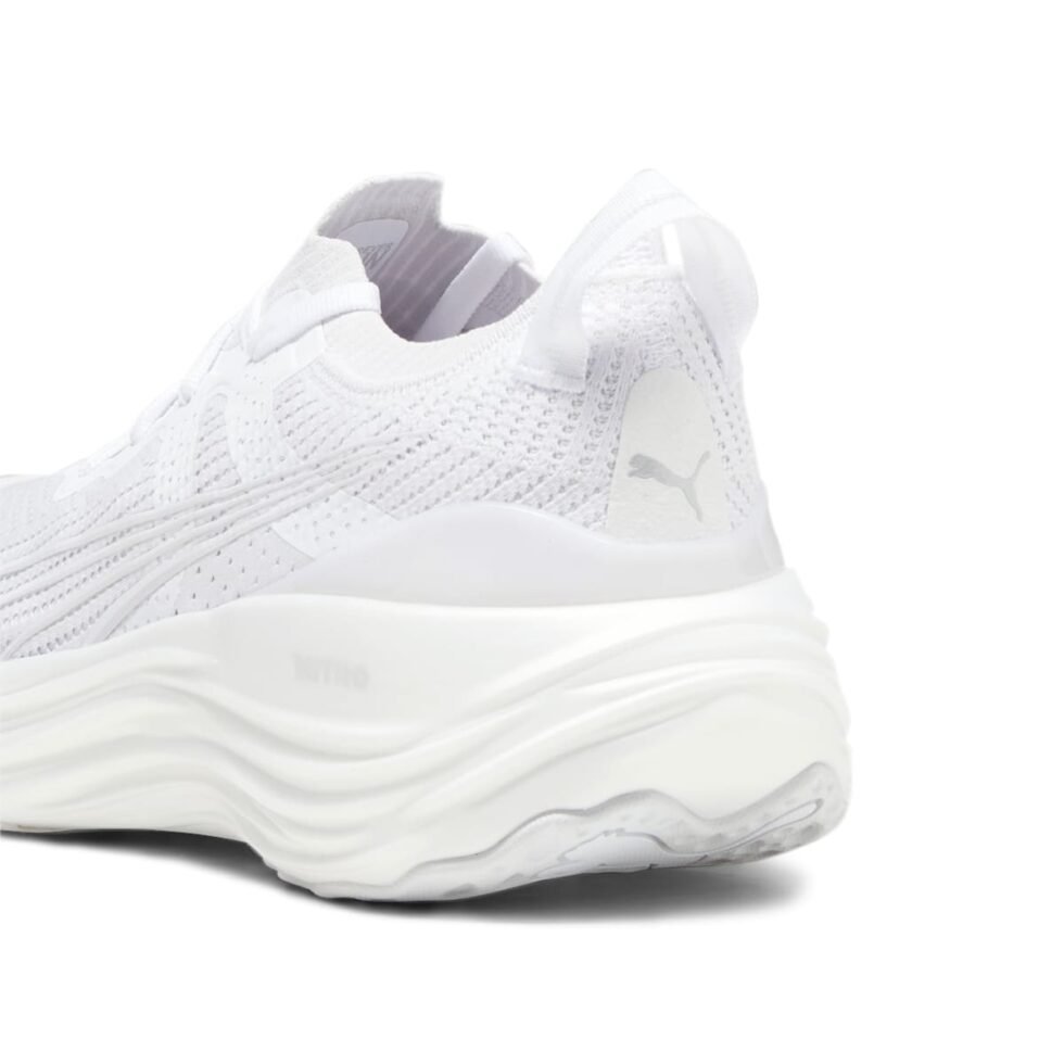 PUMA ForeverRun NITRO Knit 'White Feather Grey' 379139-05 - Image 5