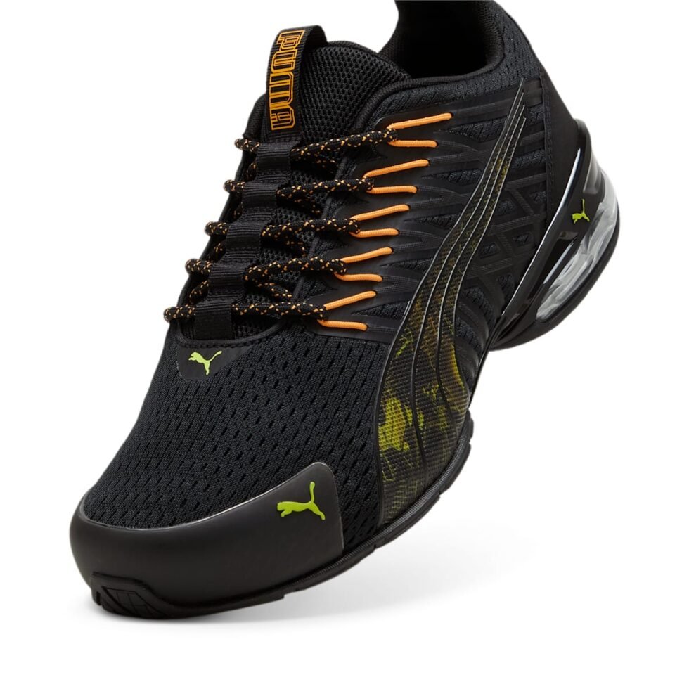PUMA Voltaic Evo 'Black Yellow' 379602-01 - Image 4