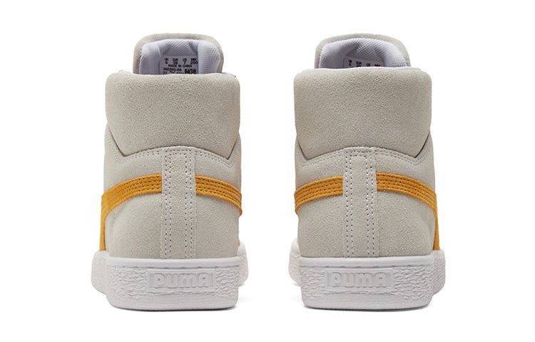 PUMA Suede Mid 21 'White Mineral Yellow' 380205-08 - Image 4