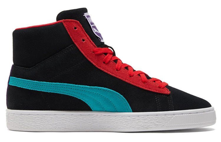 PUMA Suede Mid 21 'Black Viridian Green Red' 380205-10 - Image 2