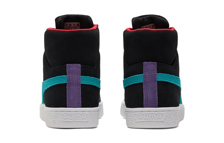 PUMA Suede Mid 21 'Black Viridian Green Red' 380205-10 - Image 4