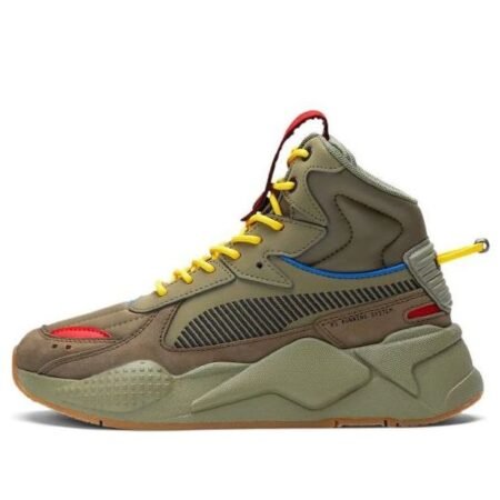 (GS) PUMA RS-X Mid Militia 'Deep Lichen Green' 380433-01