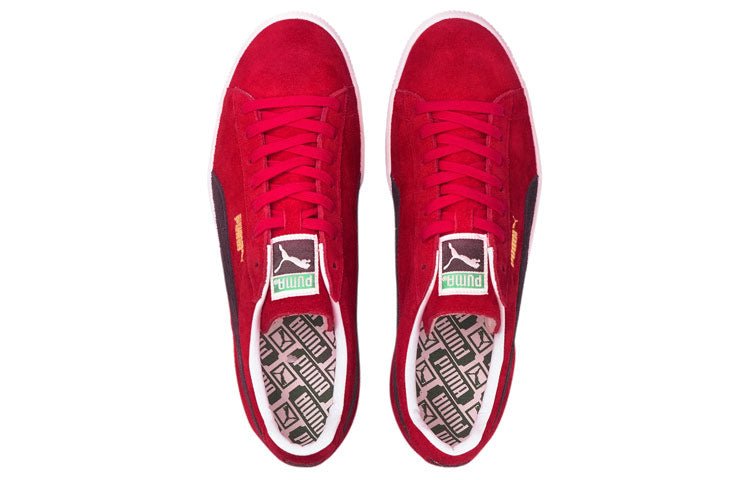 PUMA Suede Vintage Retro Made In Japan 'High Risk Red Navy' 380537-02 - Image 4
