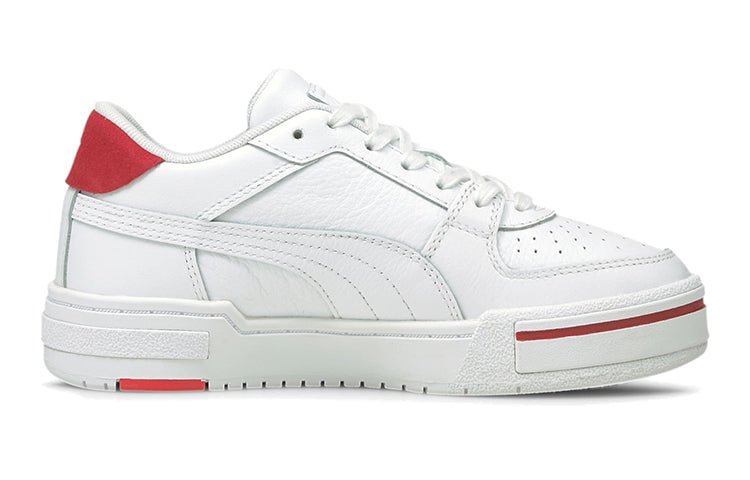 (GS) PUMA Ca Pro Heritage Casual Board Shoes White/Red 380547-02 - Image 2