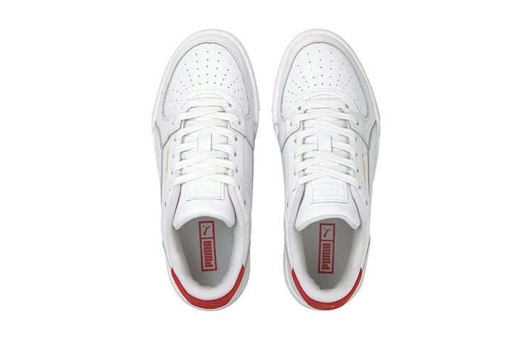 (GS) PUMA Ca Pro Heritage Casual Board Shoes White/Red 380547-02 - Image 3