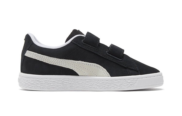 PUMA Suede Classic Xxi (Middle Kids) Casual Shoes White/Black 380563-01 - Image 2