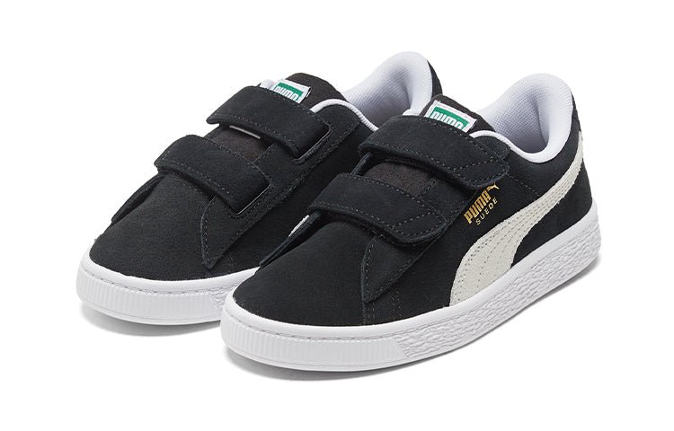 PUMA Suede Classic Xxi (Middle Kids) Casual Shoes White/Black 380563-01 - Image 3