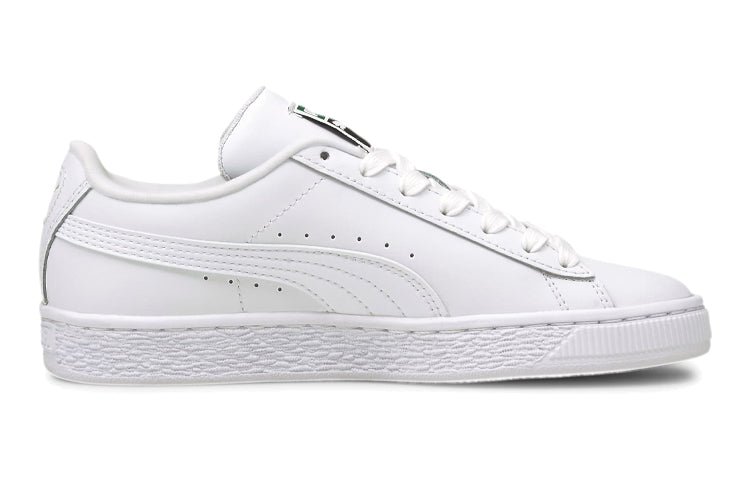 (GS) PUMA Basket Classic 21 'Triple White' 380569-01 - Image 2