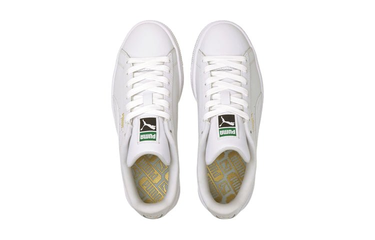 (GS) PUMA Basket Classic 21 'Triple White' 380569-01 - Image 3
