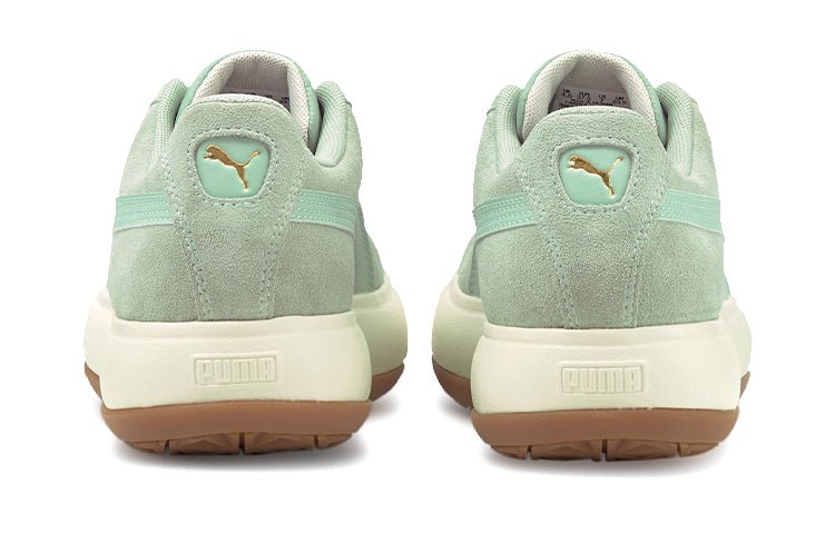 (WMNS) PUMA Suede Mayu Sneakers 'Green Cream White' 380686-07 - Image 4
