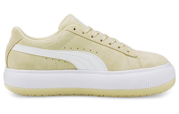 (WMNS) PUMA Suede Mayu Thick Sole Minimalistic Casual Skateboarding Shoes Khaki 380686-12 - Image 2