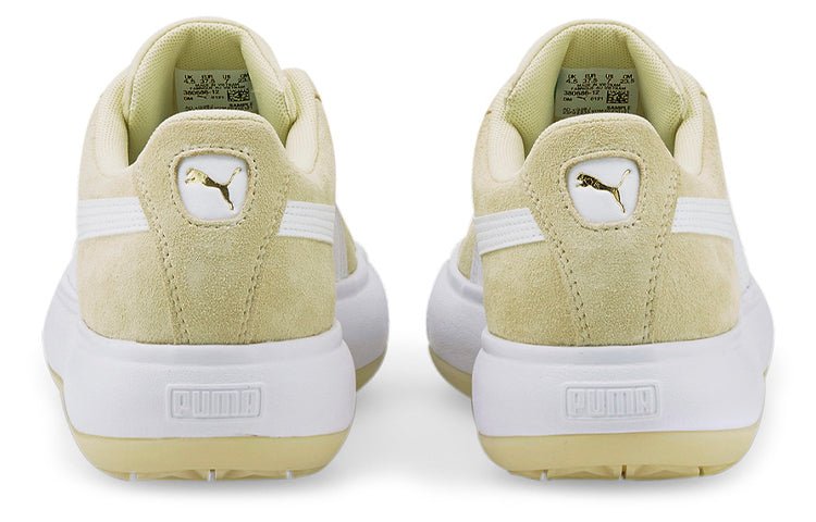 (WMNS) PUMA Suede Mayu Thick Sole Minimalistic Casual Skateboarding Shoes Khaki 380686-12 - Image 4