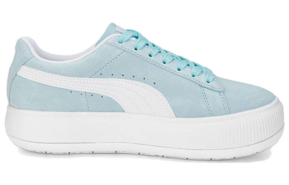(WMNS) PUMA Suede Mayu Trainers 'Light Blue' 380686-18 - Image 2