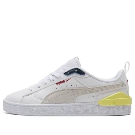 PUMA Suede Bloc 'White Yellow Pear' 380705-01