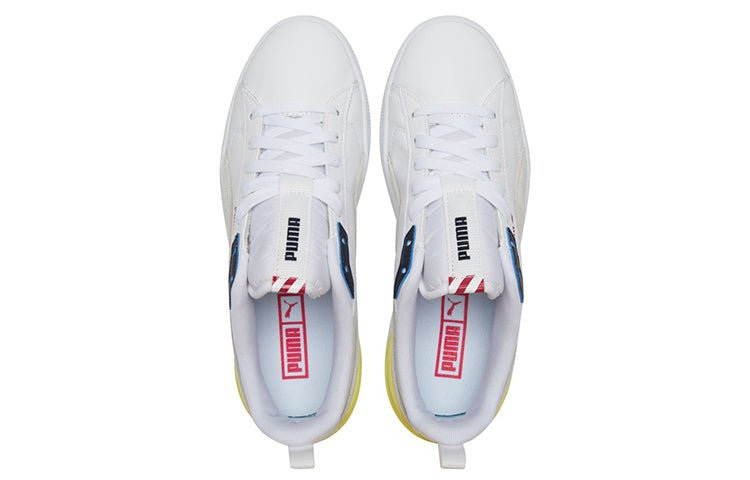 PUMA Suede Bloc 'White Yellow Pear' 380705-01 - Image 3