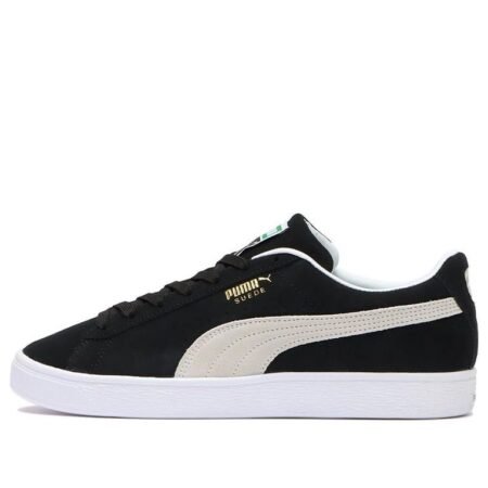 PUMA Suede Casual Skateboarding Shoes Unisex Black White 380706-01