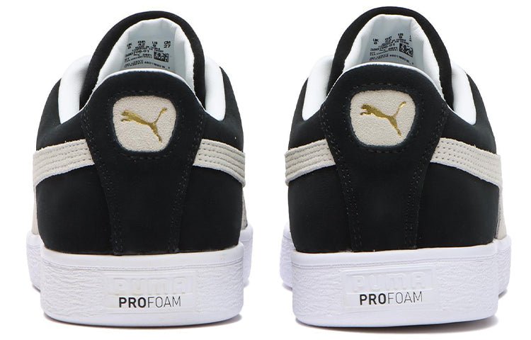 PUMA Suede Casual Skateboarding Shoes Unisex Black White 380706-01 - Image 5