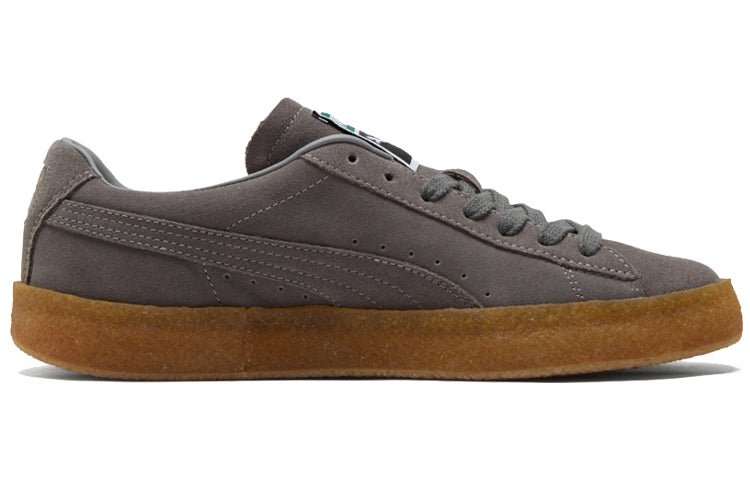 PUMA Suede Crepe Leisure Board Shoes Grey 380707-03 - Image 2